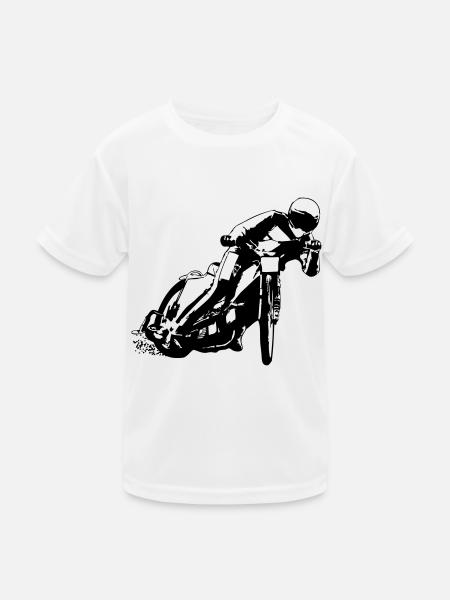 Speedway Racer - Kids Functional T-Shirt - white - Front