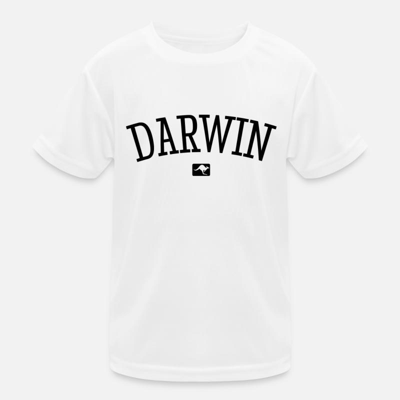 Darwin Australie Down Under Kangaroo Koala Outback - T-shirt sport Enfant - blanc