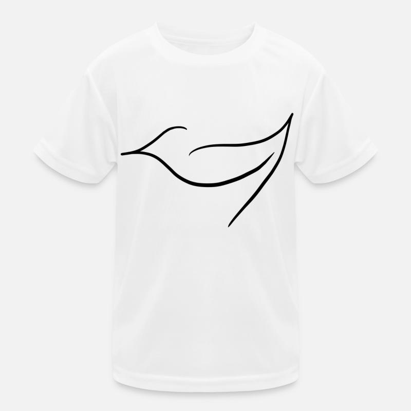 Vogel Minimalistisch Kinder Funktions-T-Shirt