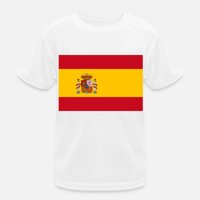 Espagne drapeau T-shirt sport Enfant