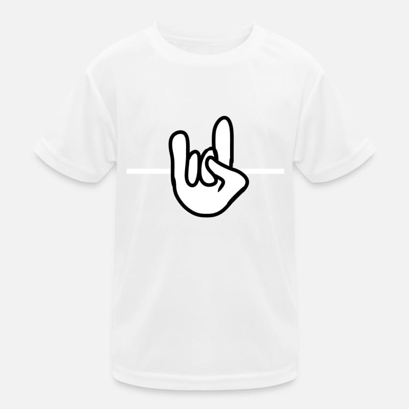 Les cornes de la main T-shirt sport Enfant