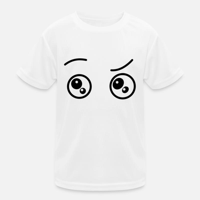 Les yeux de Cartoon T-shirt sport Enfant