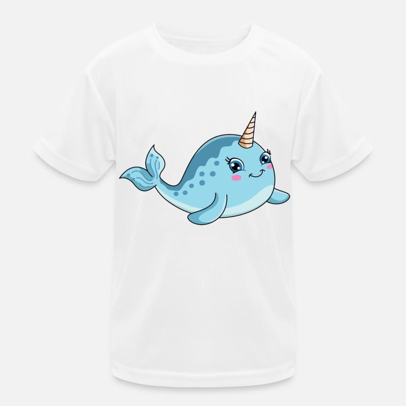 Narwal Kinder Funktions-T-Shirt
