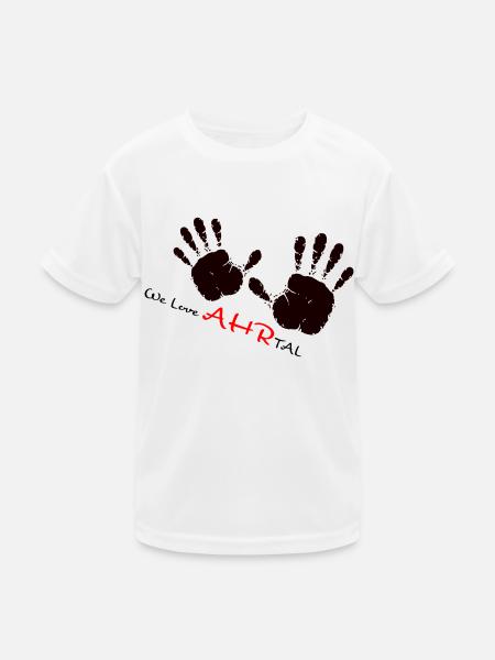We Love Ahrtal - Kinder Funktions-T-Shirt - Weiß