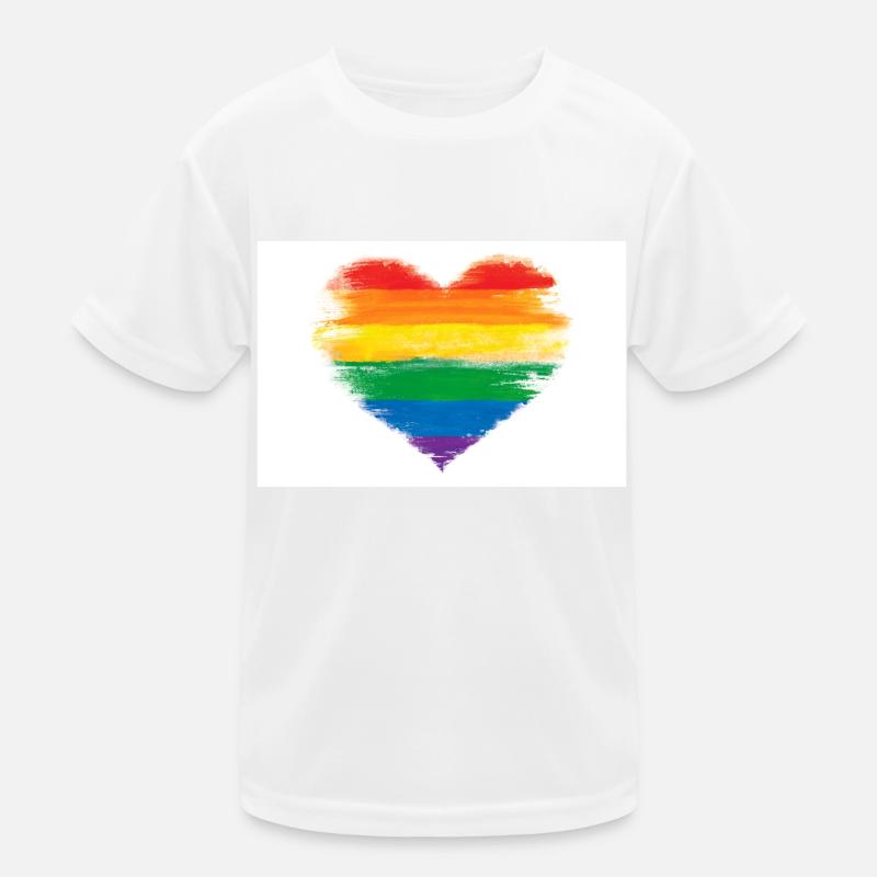 LGBT flag Kids Functional T-Shirt