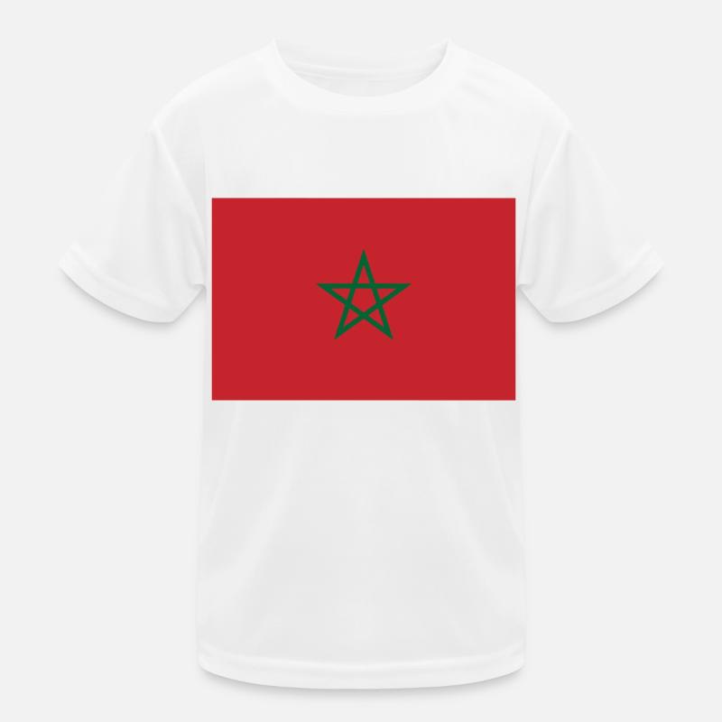 Drapeau Maroc / Moroccan flag T-shirt sport Enfant