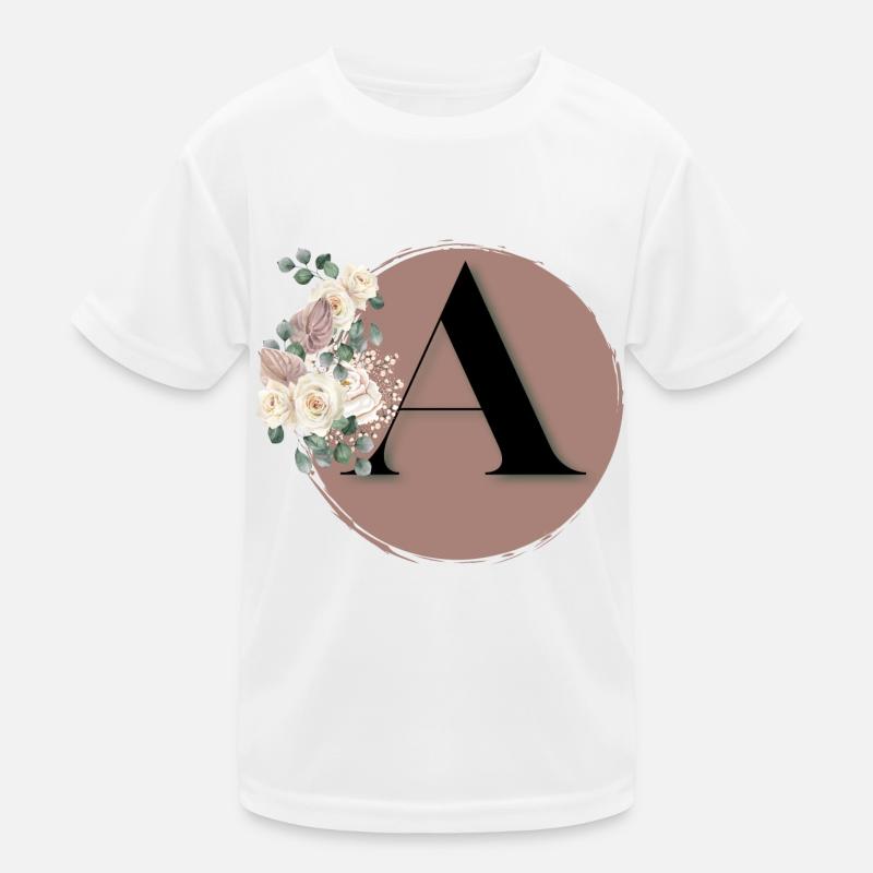Buchstabe A Kinder Funktions-T-Shirt