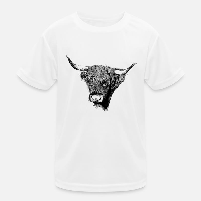 aurochs - Kids Functional T-Shirt - white