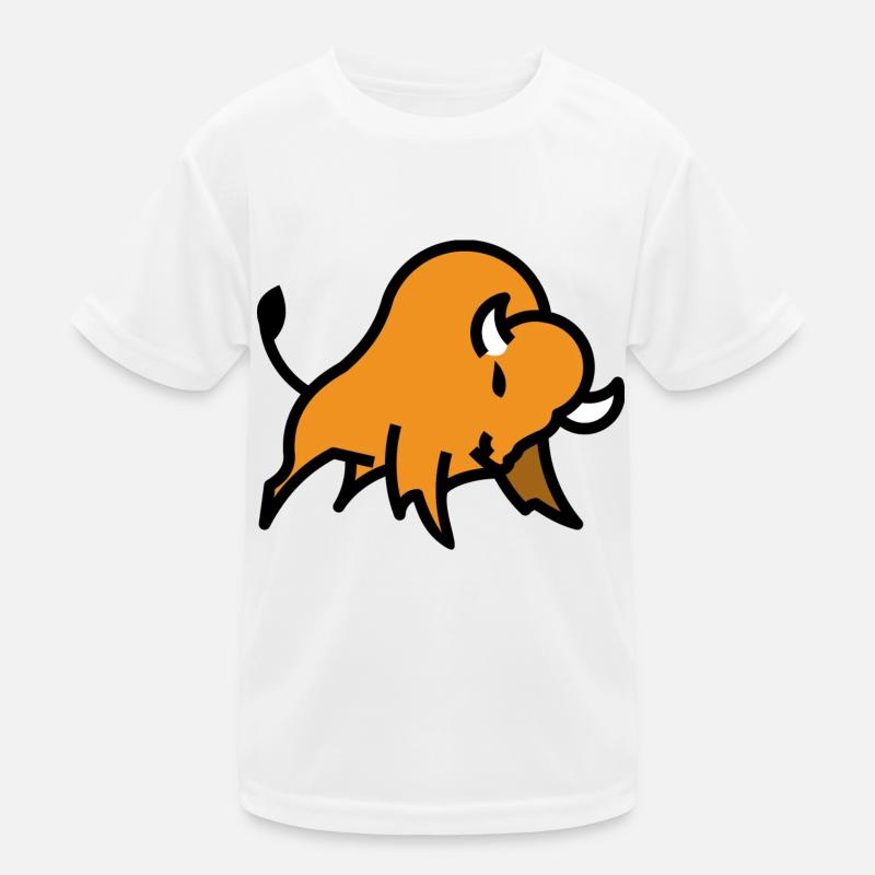Bison logo Kids Functional T-Shirt