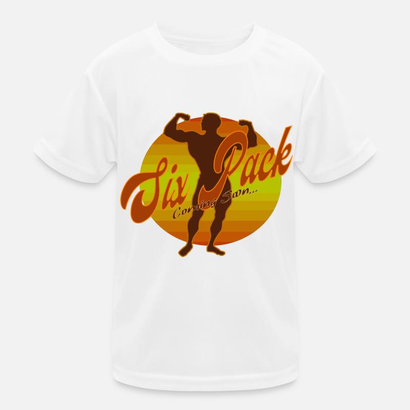 Six Pack Coming Soon 25 Kinder Funktions-T-Shirt