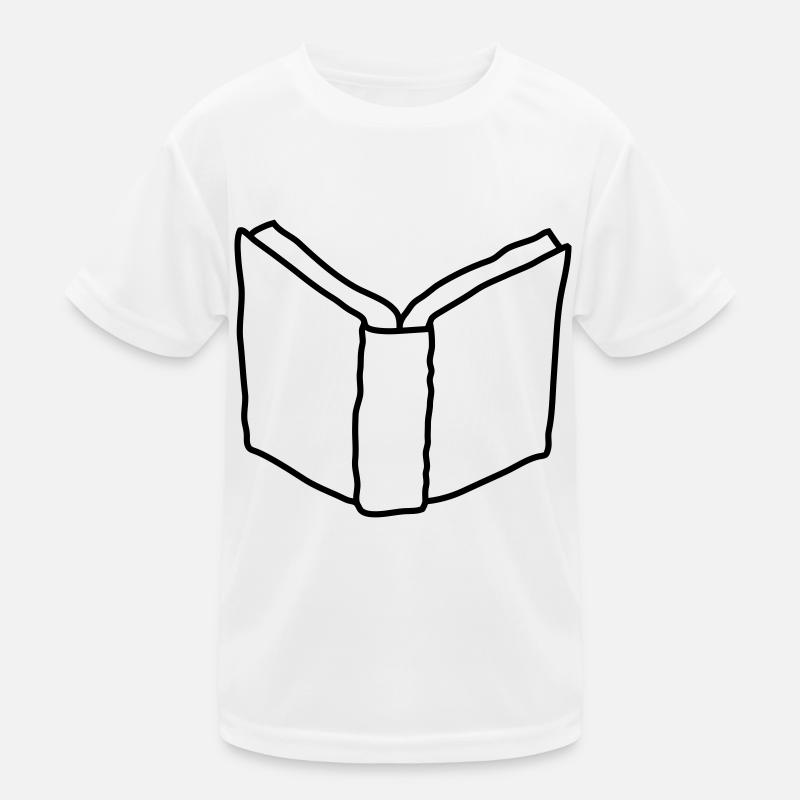 Comic open novel book Kids Functional T-Shirt