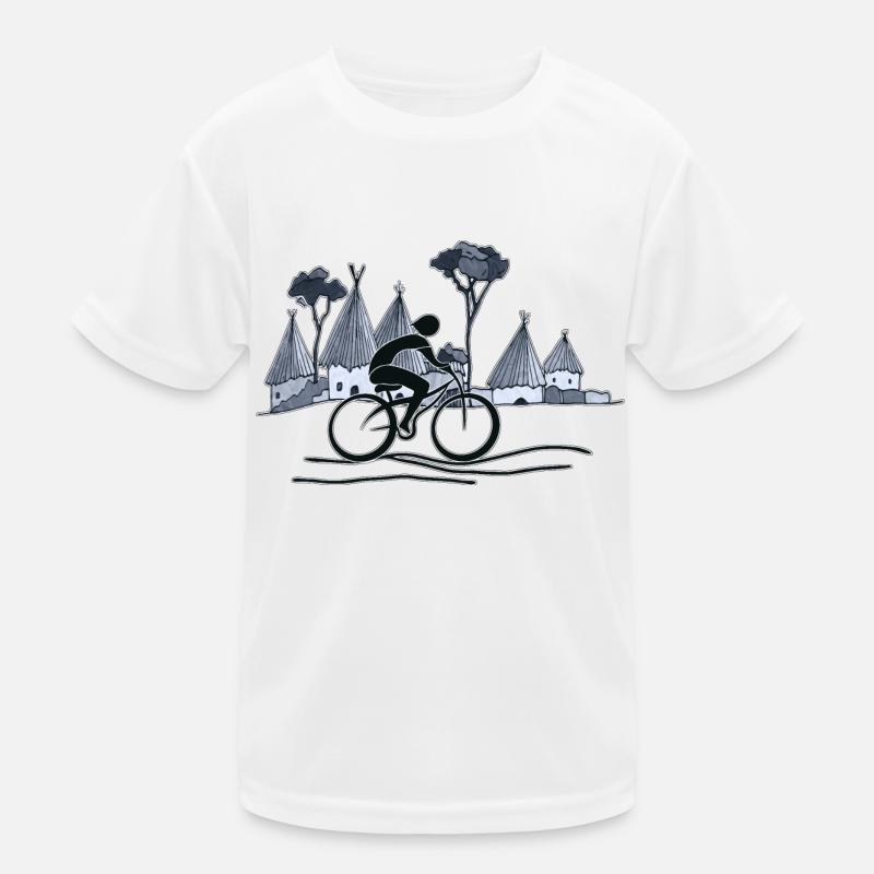 Radfahrer Kinder Funktions-T-Shirt