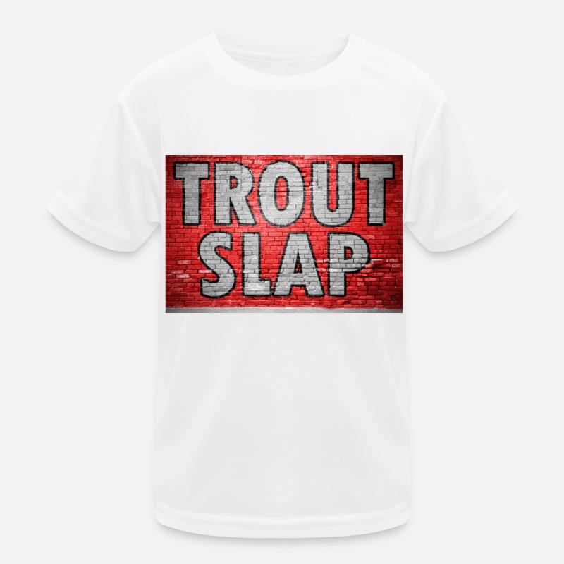 Trout Slap Brick Wall Graffiti T-shirt sport Enfant