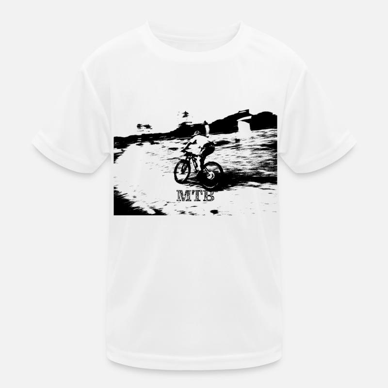 mtb mtb bmx Kinder Funktions-T-Shirt