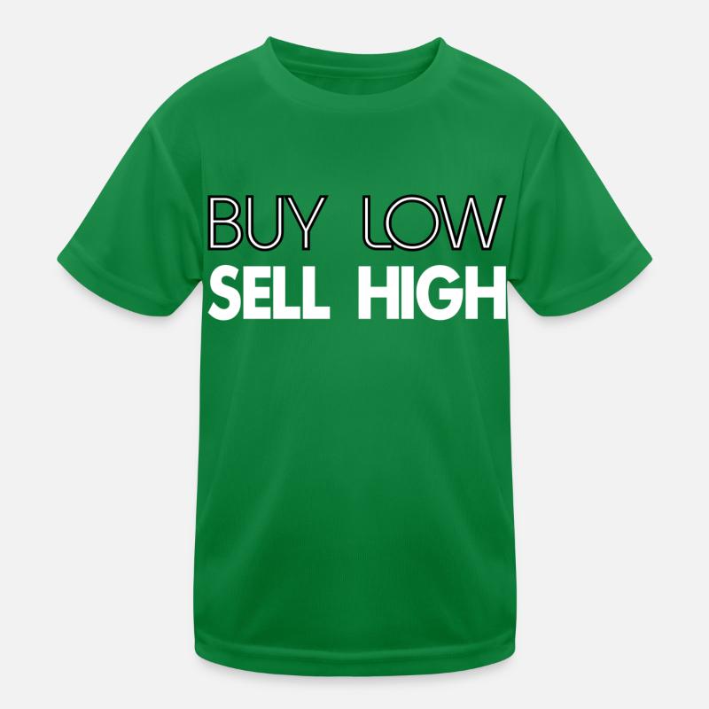 Trading de Bitcoin et d'actions cryptographiques T-shirt sport Enfant