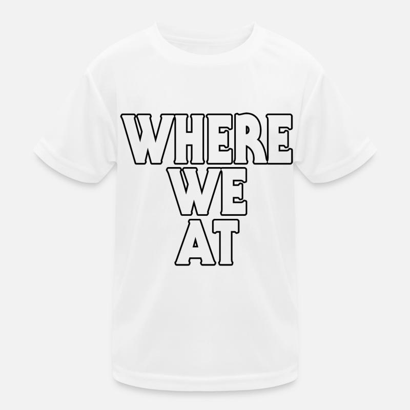 Where We At Kids Functional T-Shirt