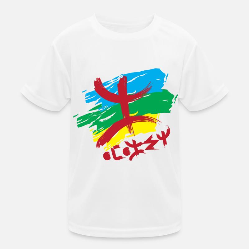 Drapeau Amazigh (Amazigh inside) T-shirt sport Enfant
