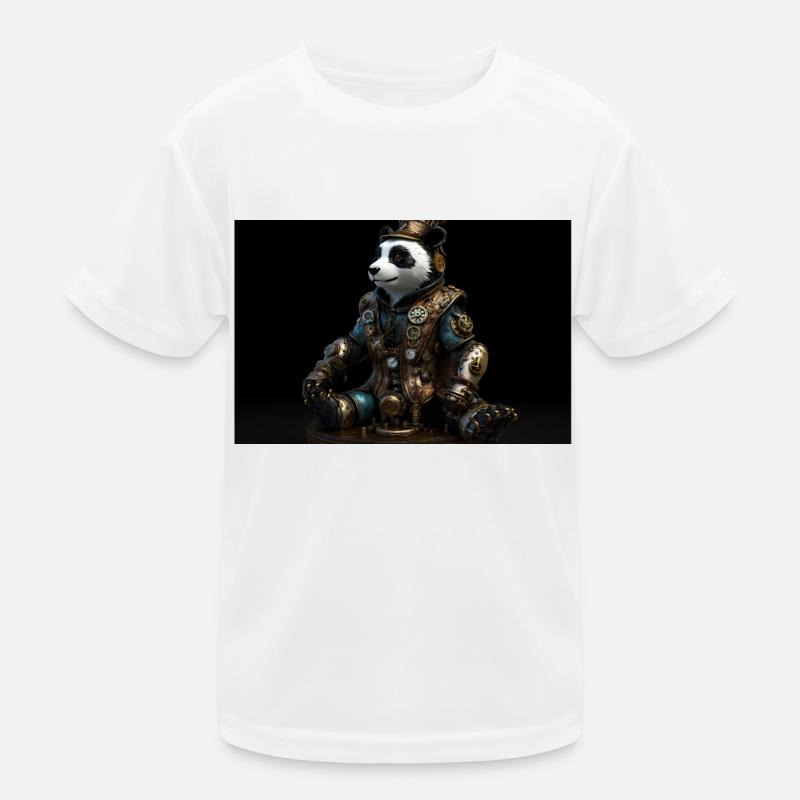 Pandabär Kinder Funktions-T-Shirt