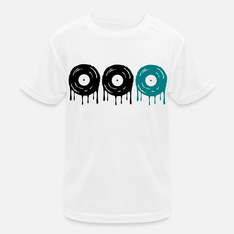 Schallplatten Kinder Funktions-T-Shirt