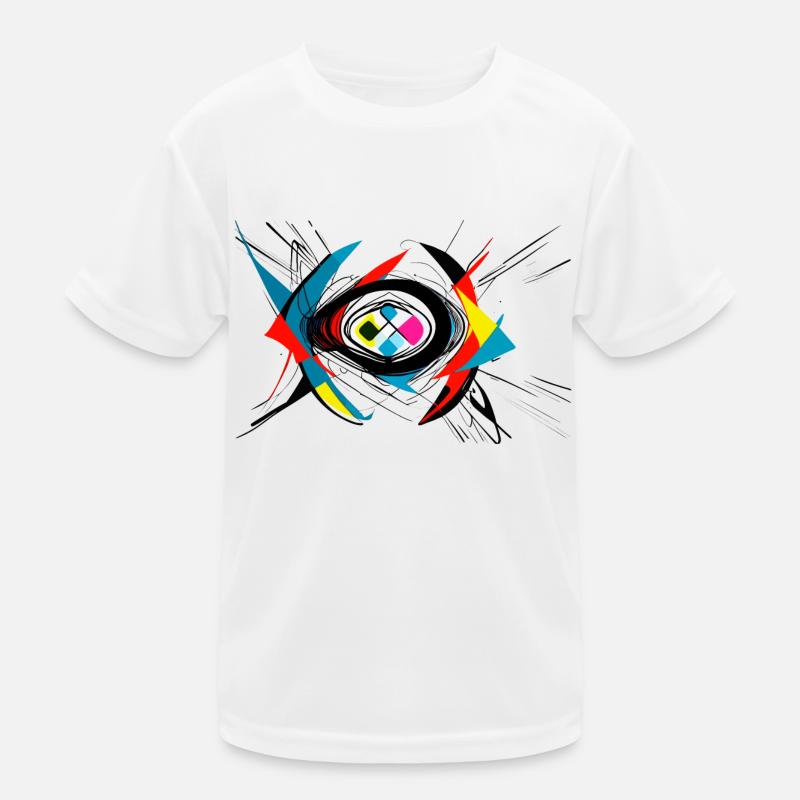 Explosion de couleurs T-shirt sport Enfant