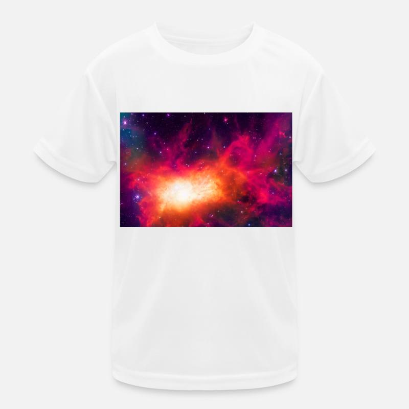 Cosmic Nebula in Space 1 Kids Functional T-Shirt