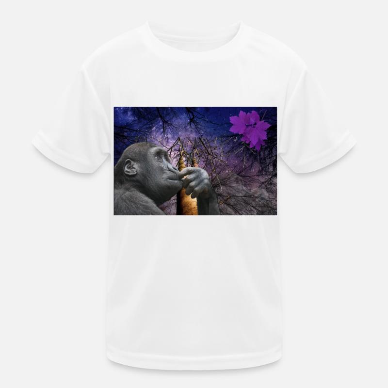 Affe. Kinder Funktions-T-Shirt