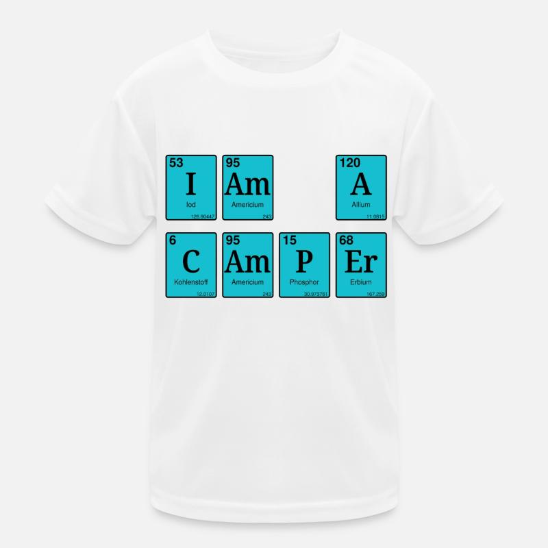 I am a camper Kinder Funktions-T-Shirt