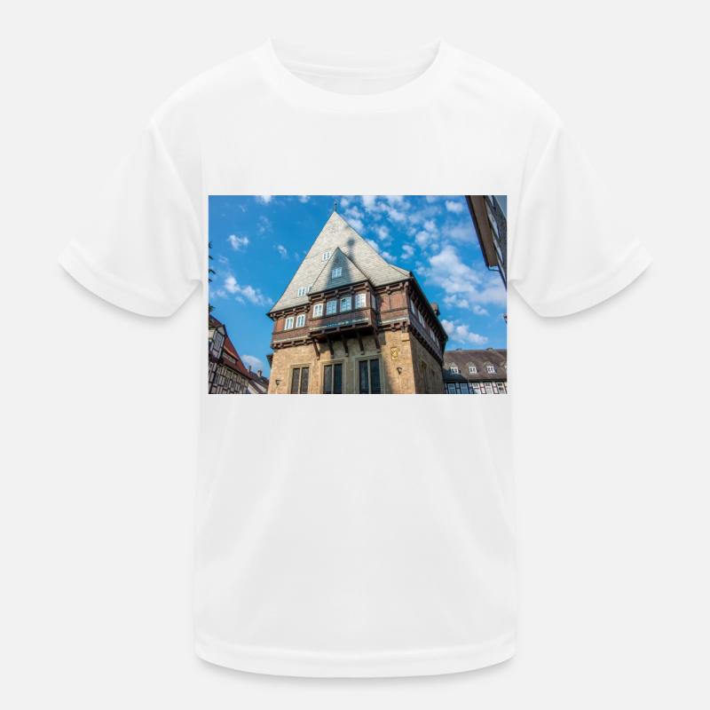 historical Bakers' Guildhall Goslar Kids Functional T-Shirt