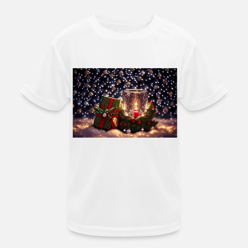 Weihnachtsstimmung Kinder Funktions-T-Shirt