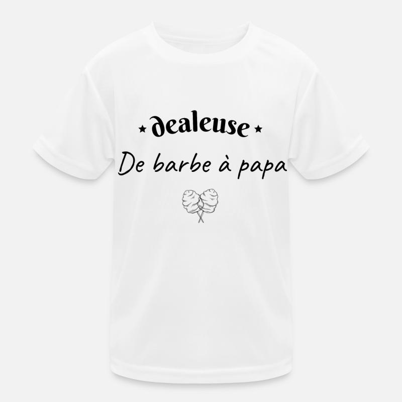 Dealeuse de barbe à papa T-shirt sport Enfant
