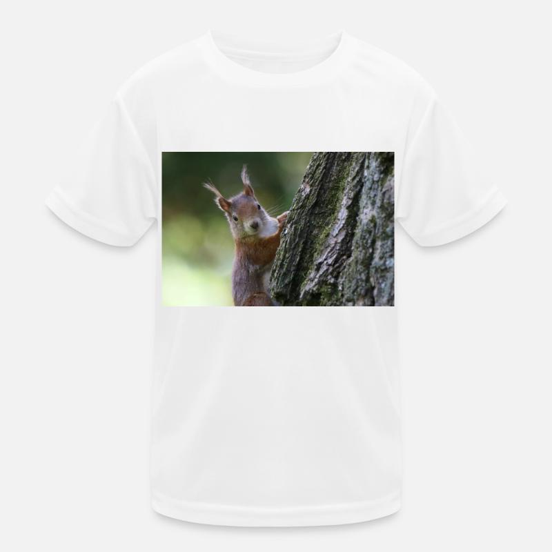 Eichhörnchen,Isibat Kinder Funktions-T-Shirt