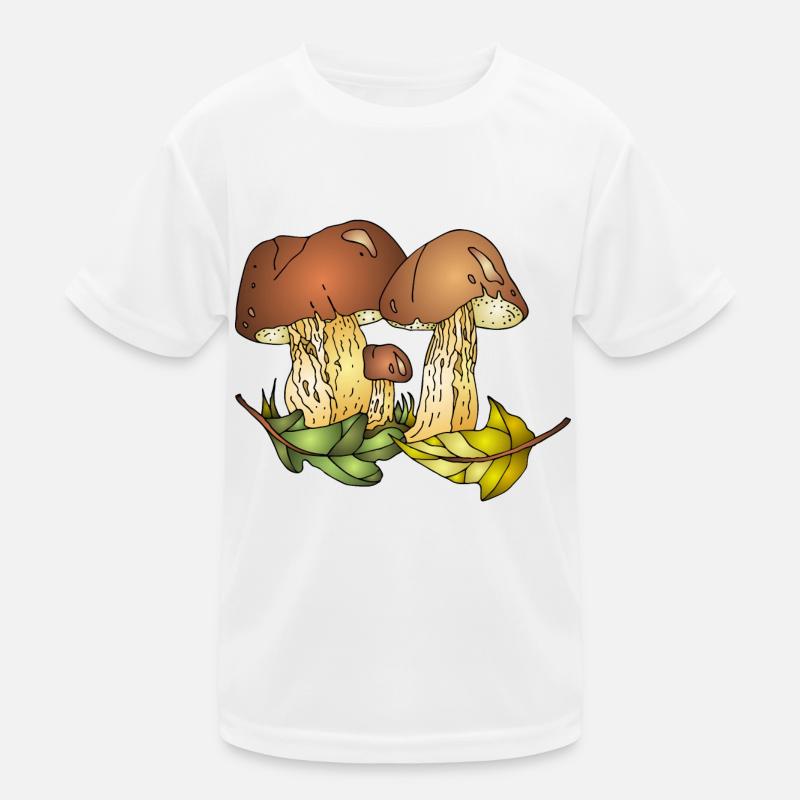 Pilze Kinder Funktions-T-Shirt