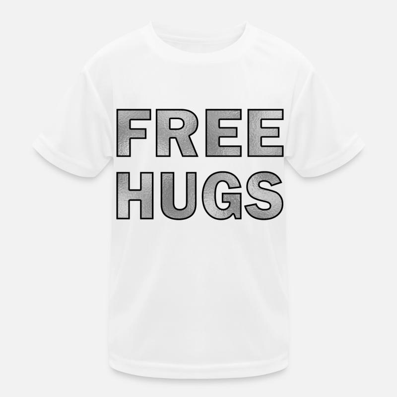 Câlins gratuits Argent T-shirt sport Enfant