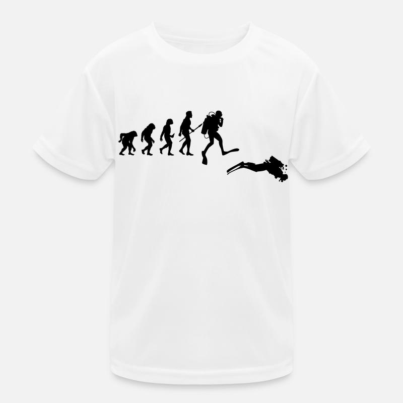 Evolution of Diver Kids Functional T-Shirt