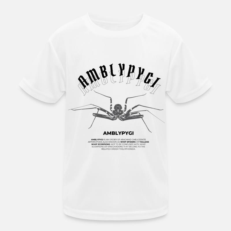 Geißelspinne - Amblypygi Kinder Funktions-T-Shirt
