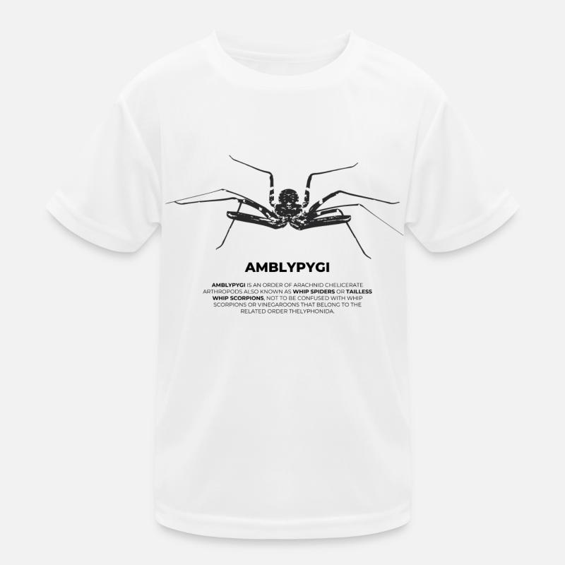 Geißelspinne - Amblypygi Kinder Funktions-T-Shirt