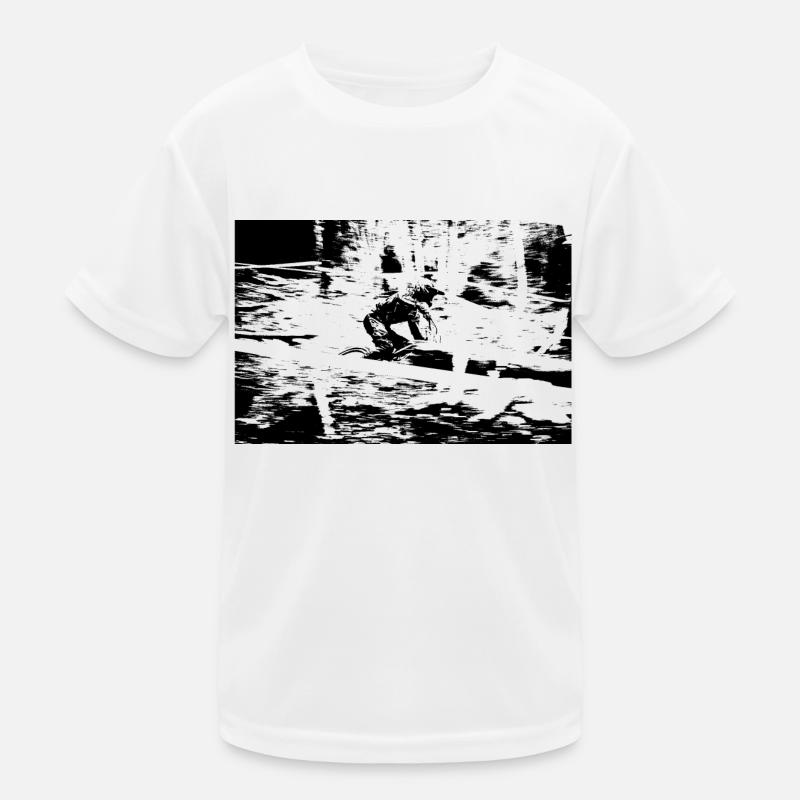 vtt mtb downhill T-shirt sport Enfant