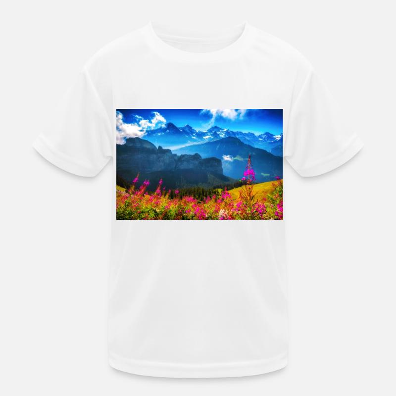 SOMMER ALPEN Kinder Funktions-T-Shirt