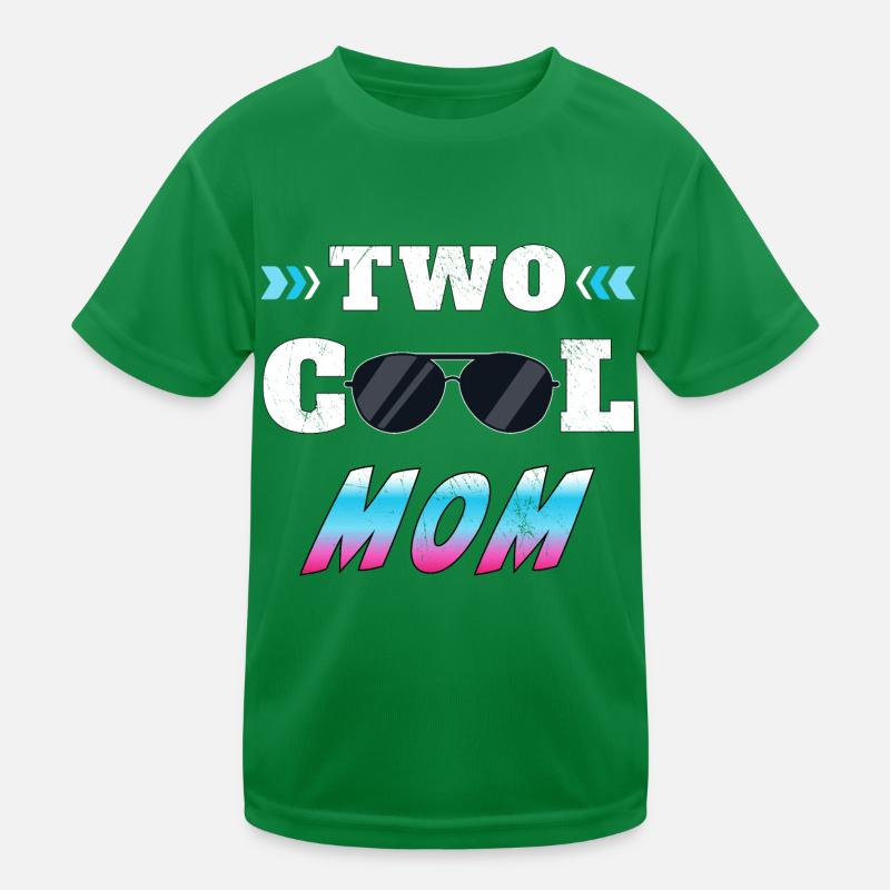 Two cool - 2. Geburtstag für Mama Kinder Funktions-T-Shirt