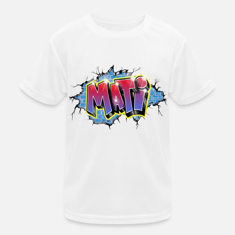 MATI GRAFFITI NAME T-shirt sport Enfant