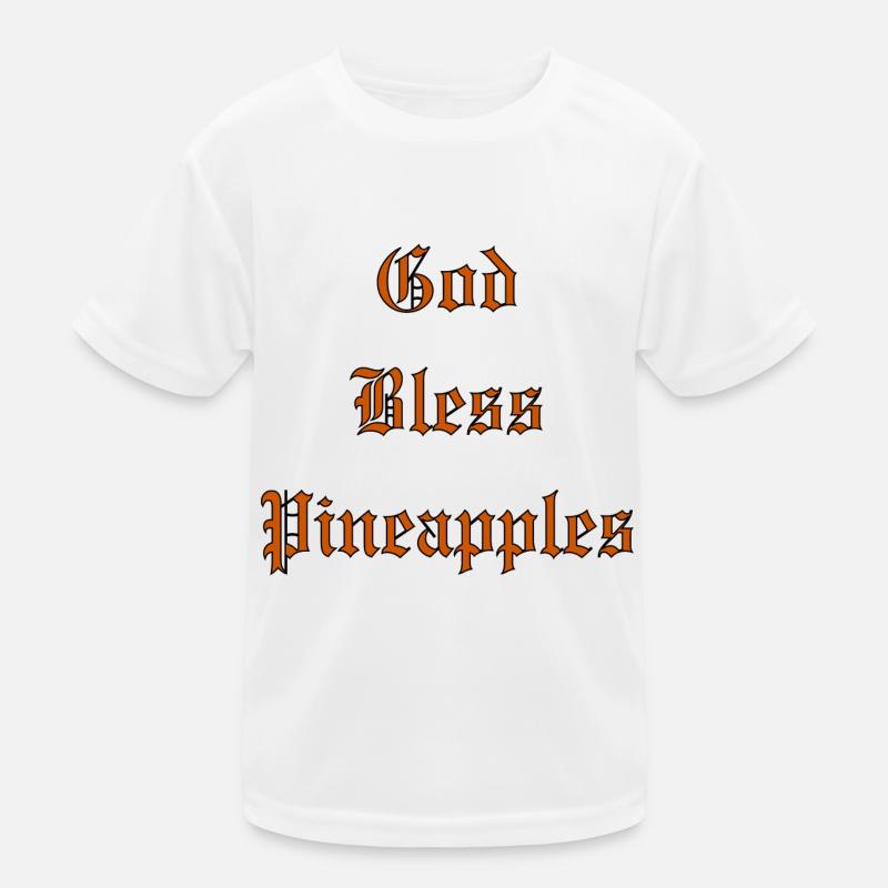 GodBlessPineapples Kids Functional T-Shirt