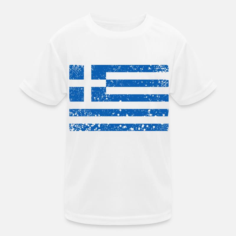Drapeau grec / Drapeau grec T-shirt sport Enfant