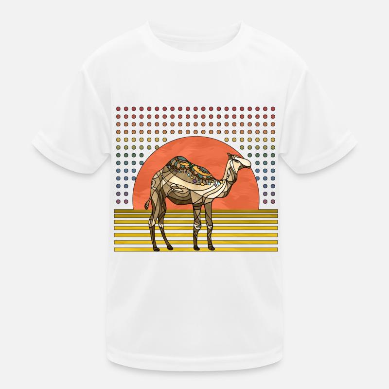 Kamel Kinder Funktions-T-Shirt