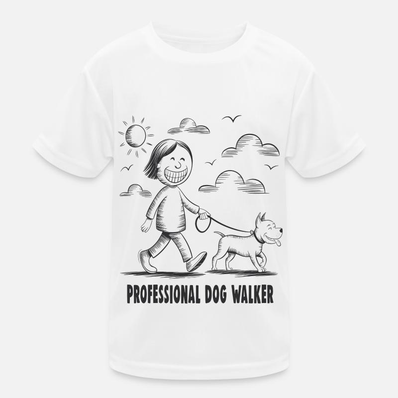 Pitbull Haustier Hunde Tierfreund Kinder Funktions-T-Shirt