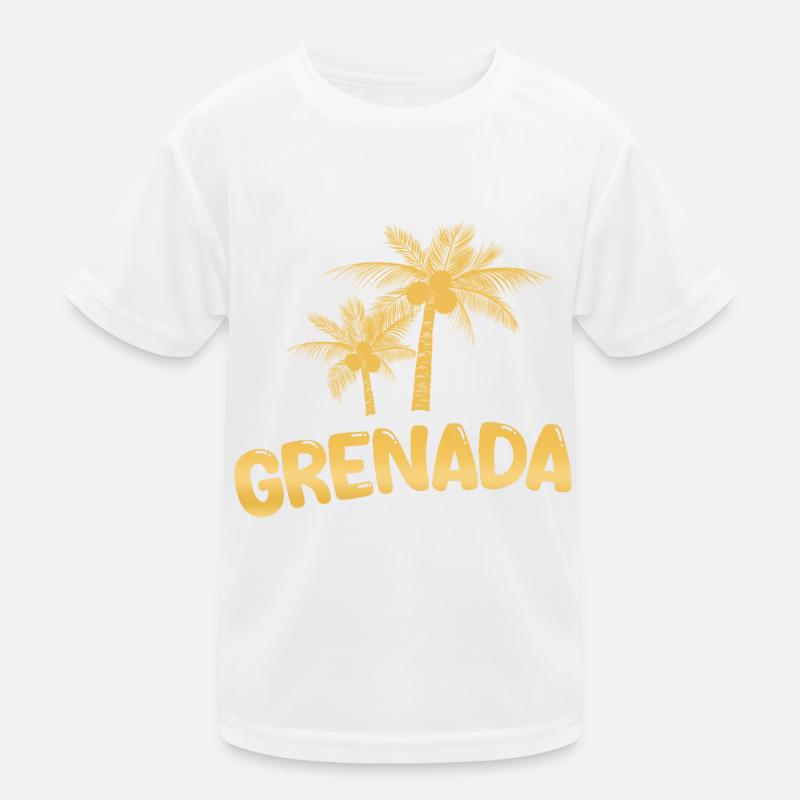 Grenada als Grenada Kinder Funktions-T-Shirt