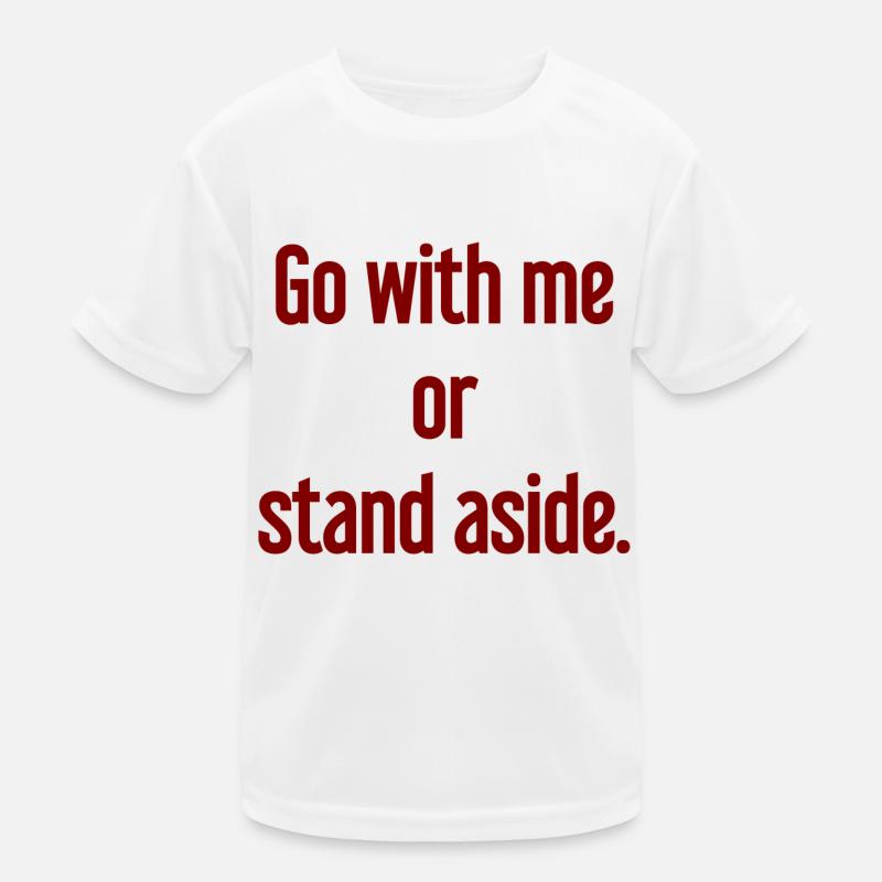 Walk with or aside Kids Functional T-Shirt