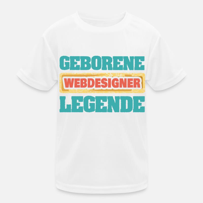 Web Designer Kids Functional T-Shirt