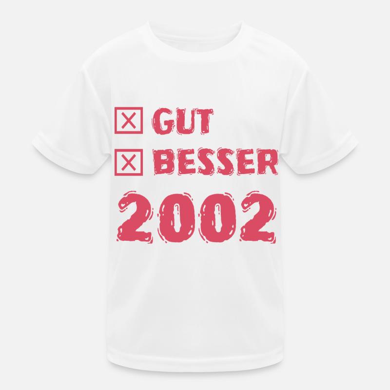 Gut 2002 Kinder Funktions-T-Shirt