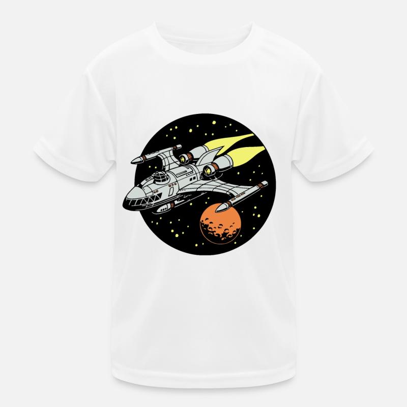 Spaceship Kids Functional T-Shirt