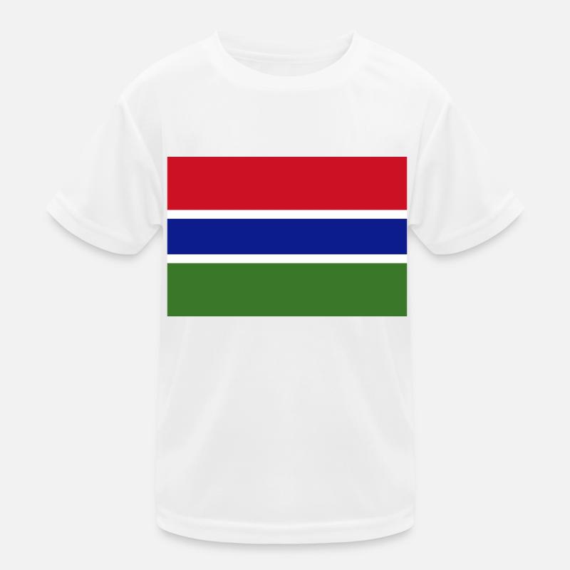Gambia Kinder Funktions-T-Shirt